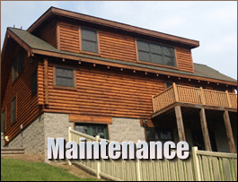  Gerton, North Carolina Log Home Maintenance